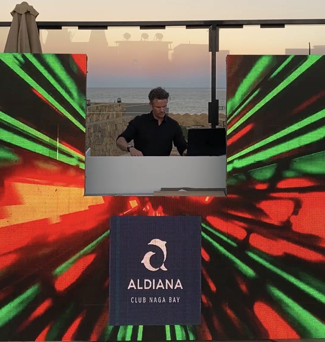 Mario Arend live at Aldiana Club Naga Bay
