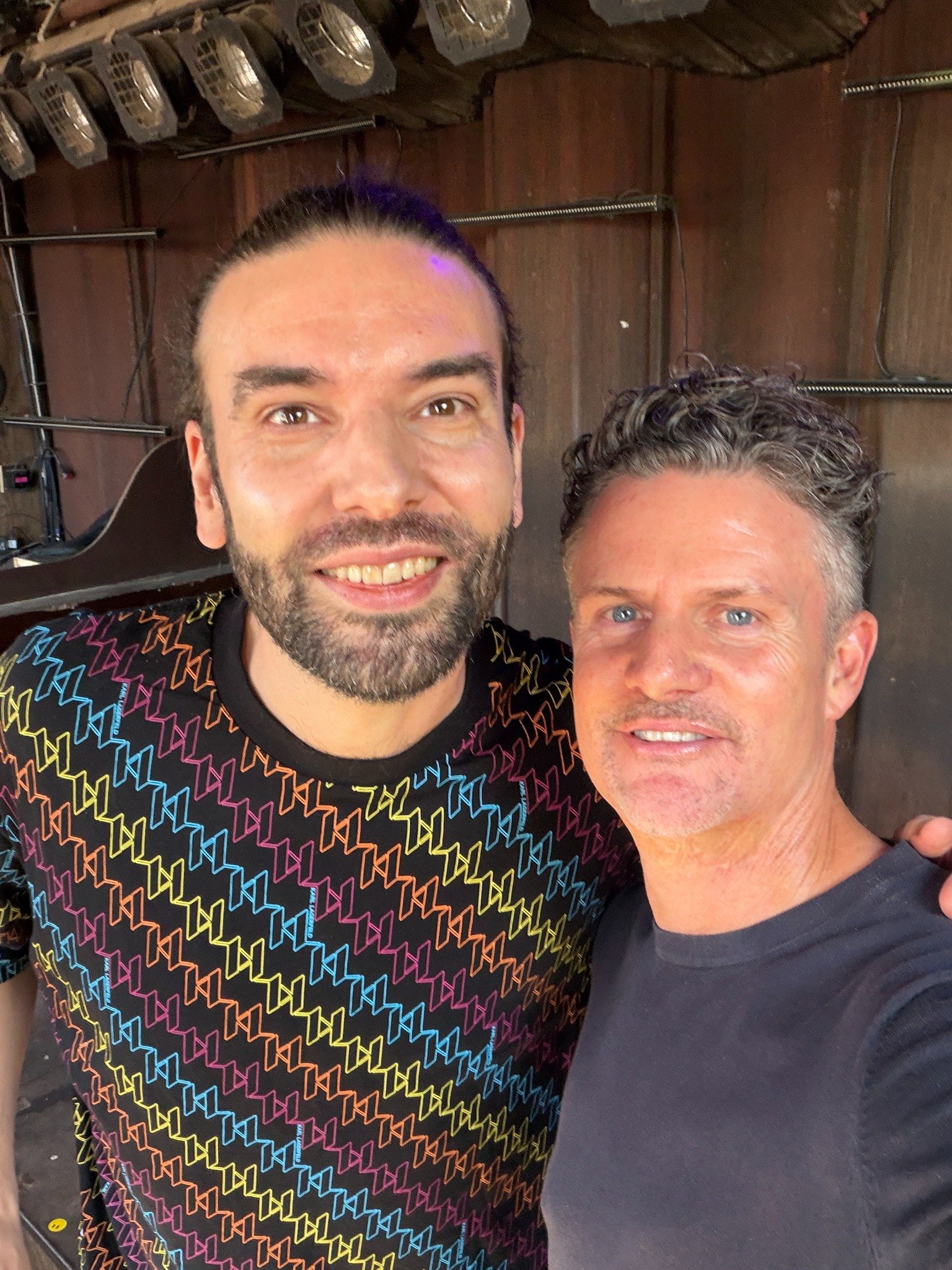 Mario Arend after the Hunkering Amsterdam Pride set at Thuishaven